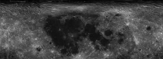 2012年2月6日，中国探月工程公布了嫦娥2号拍摄的全月球影像图，分辨率达7米，这是它的缩略图。