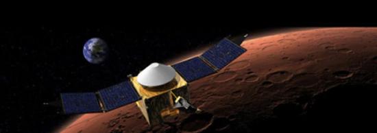 9月22日刚刚进入火星轨道的美国宇航局MAVEN探测器