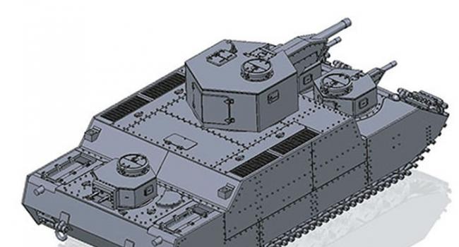 日本陆军在二战时试做的世界最大级别“150吨Mi-To坦克”设计图被发现