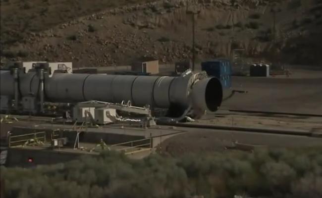 美国太空总署（NASA）在犹他州沙漠成功测试世上推力最大的火箭推进器