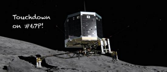 登陆彗星的菲莱探测器耗尽电力进入冬眠状态