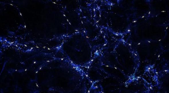 欧洲科学家绘制了大约93个遥远类星体分布绘制，发现它们自转轴在大尺度上似乎存在关联
