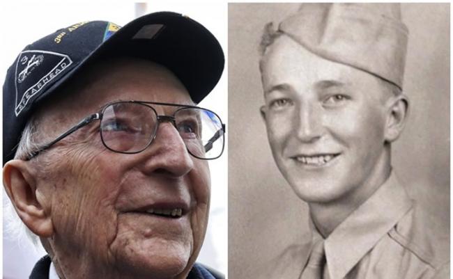 斯莫耶在二战时战绩彪炳。右图为他从军时照片。