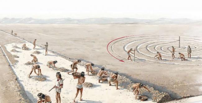 秘鲁纳斯卡沙漠再次发现超过50幅新的巨型地画