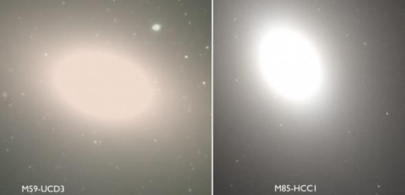 研究人员对M59-UCD3超小型星系进行了光谱分析，发现一些神秘的暗带，通过这些信息揭示了星系内的恒星数量和年龄组成