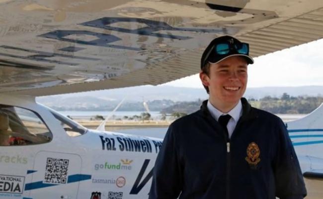 奥哈洛兰成为澳洲最年轻完成个人飞行的飞机师。