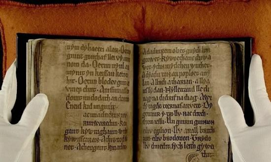 英国中世纪《卡马森黑皮书》（Black book of Carmarthen）中发现多张鬼脸及神秘信息