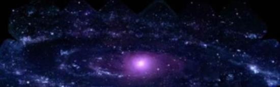 仙女座星系图像。对于星系为何以非同寻常的方向移动，科学家尚不得知，他们将这种现象称之为“暗流”。银河系以及附近的仙女座星系并不存在一个巨大的未知结构，否则的话，