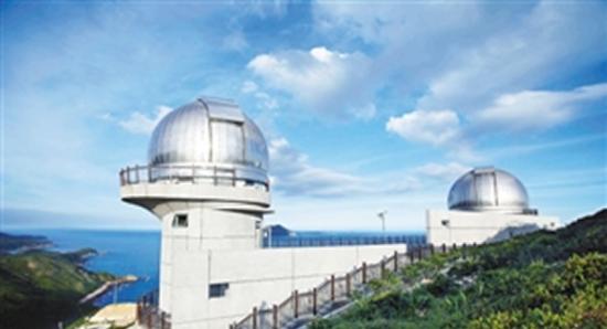 美丽的西涌天文台坐落在七娘山腹地