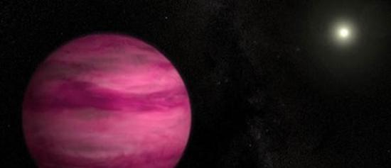 探索到一颗距离地球约57光年的粉色系外行星