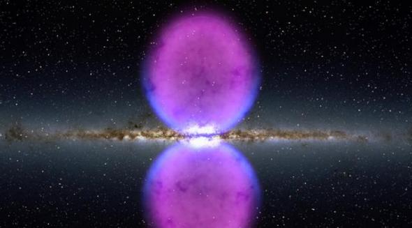 银河系中央“费米气泡”辐射出强烈的伽玛射线之谜仍未完全解开