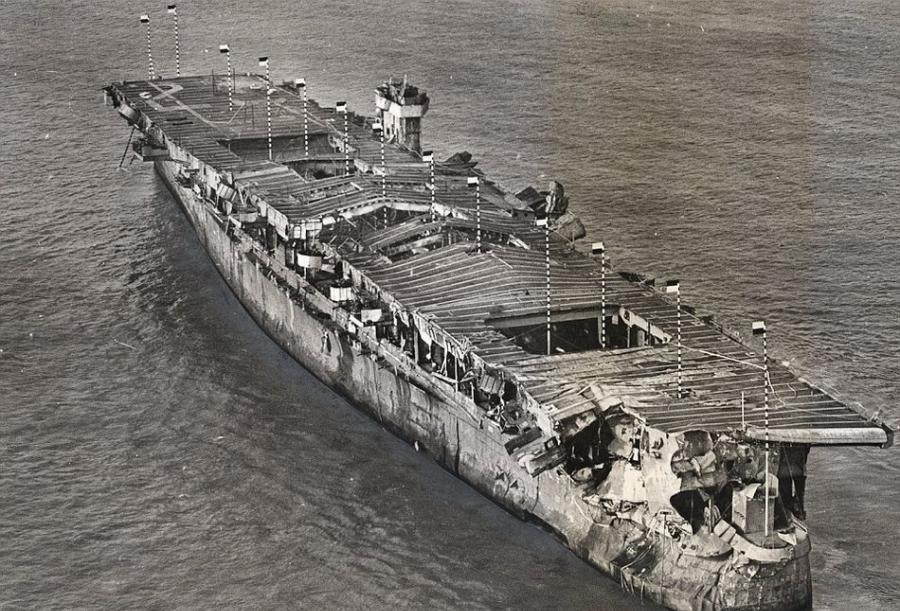 太平洋底部发现二战时期沉没的美国“独立号”航空母舰