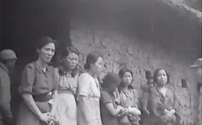 从新片段可见，该批慰安妇接受中美联军问话，当中包括朝鲜人。