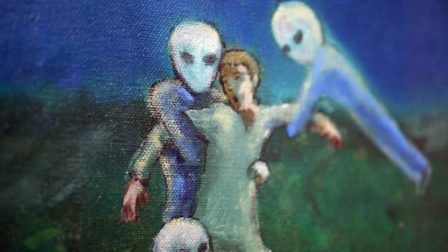 美国艺术家David Huggins声称17岁时被女性外星人夺走第一次 生下60多位外星宝宝