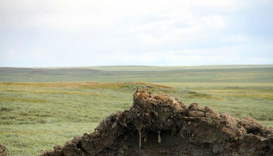 俄罗斯西伯利亚亚马尔半岛“末日天坑”内部结构曝光