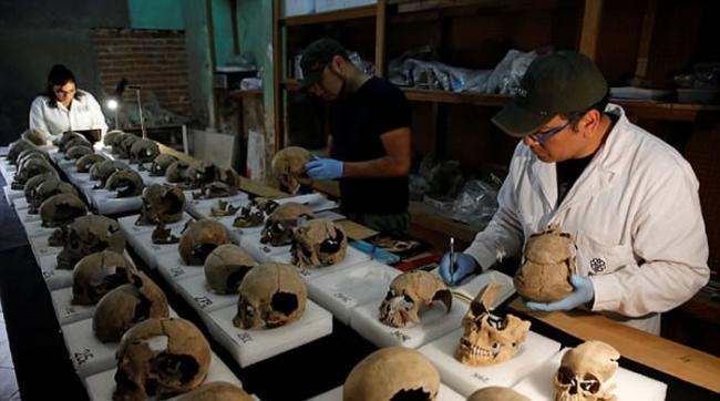 墨西哥阿兹提克骷髅塔考古出土“女人头颅” 颠覆献祭文化印象