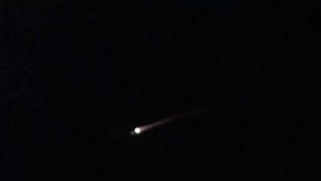 美国西部三个州在天空中发现神秘火球飞过，疑是俄罗斯SL-4火箭助推器