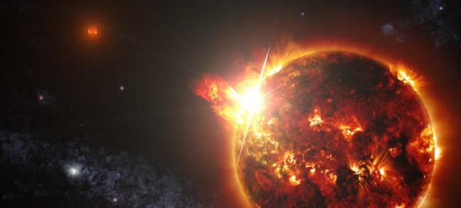 《自然-天文学》：美国西北大学研究表明尽管恒星耀斑猛烈但并不一定会阻止生命的形成