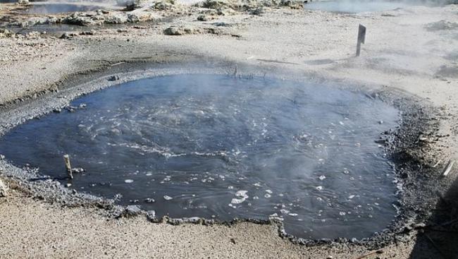 在新西兰罗托鲁阿附近“地狱之门”（Hell’s Gate）温泉的一项研究中，来自热液池的样品经过了干燥和再湿润的循环，这促进了化学反应，产生了类似RNA的分子