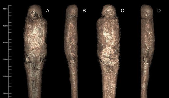 研究人员发现世界首具以泥土包覆的木乃伊 距今约3400年前