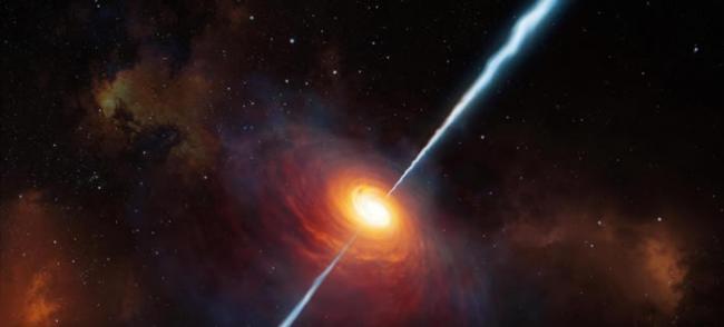 发现迄今已知最远的拥有强大宇宙喷流的类星体P172+18