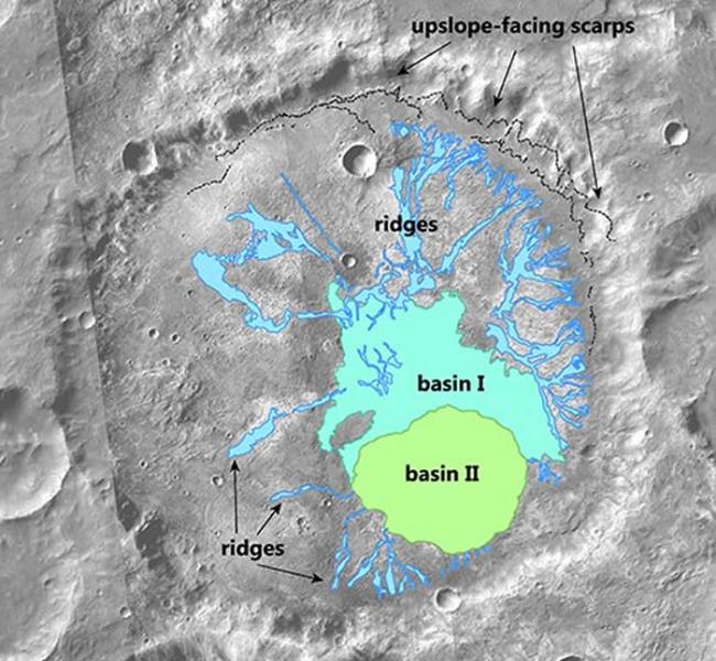 布朗大学研究人员在火星发现古代火山口湖泊 可能会揭示有关该星球早期气候的线索