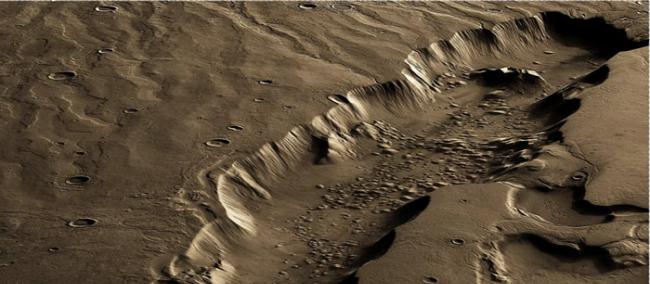 火星微生物可能会随着液态水逐渐深入到更深的地方