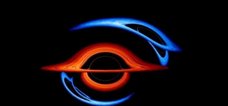 NASA新影片呈现出两个黑洞互相“争夺”光线时令光线扭曲 犹如共舞