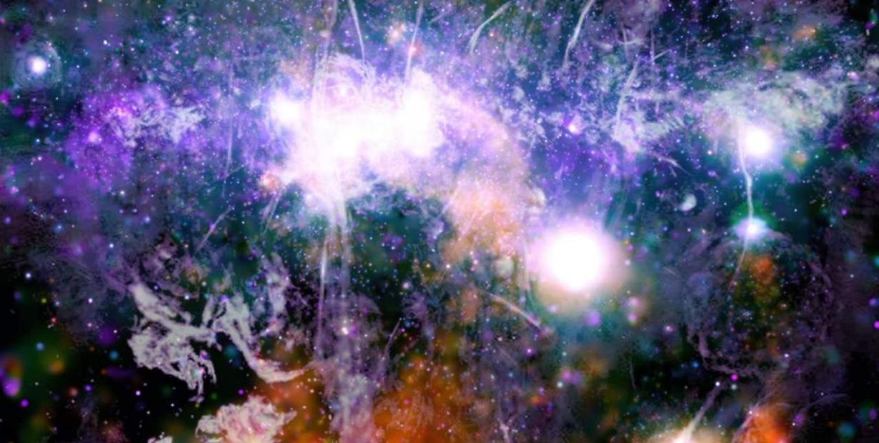 新的银河系中心图像可能显示“孕育”恒星的关键