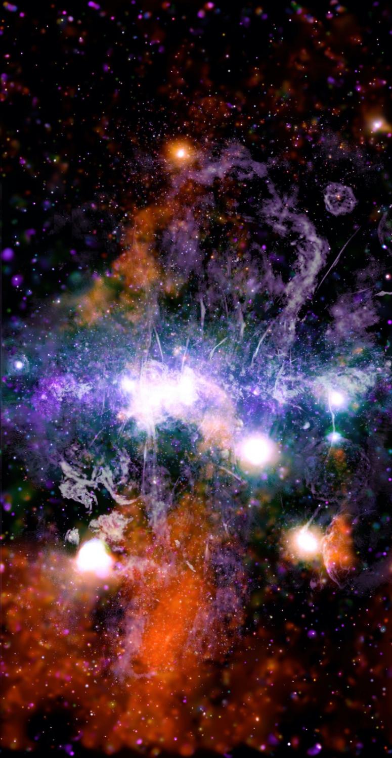 新的银河系中心图像可能显示“孕育”恒星的关键