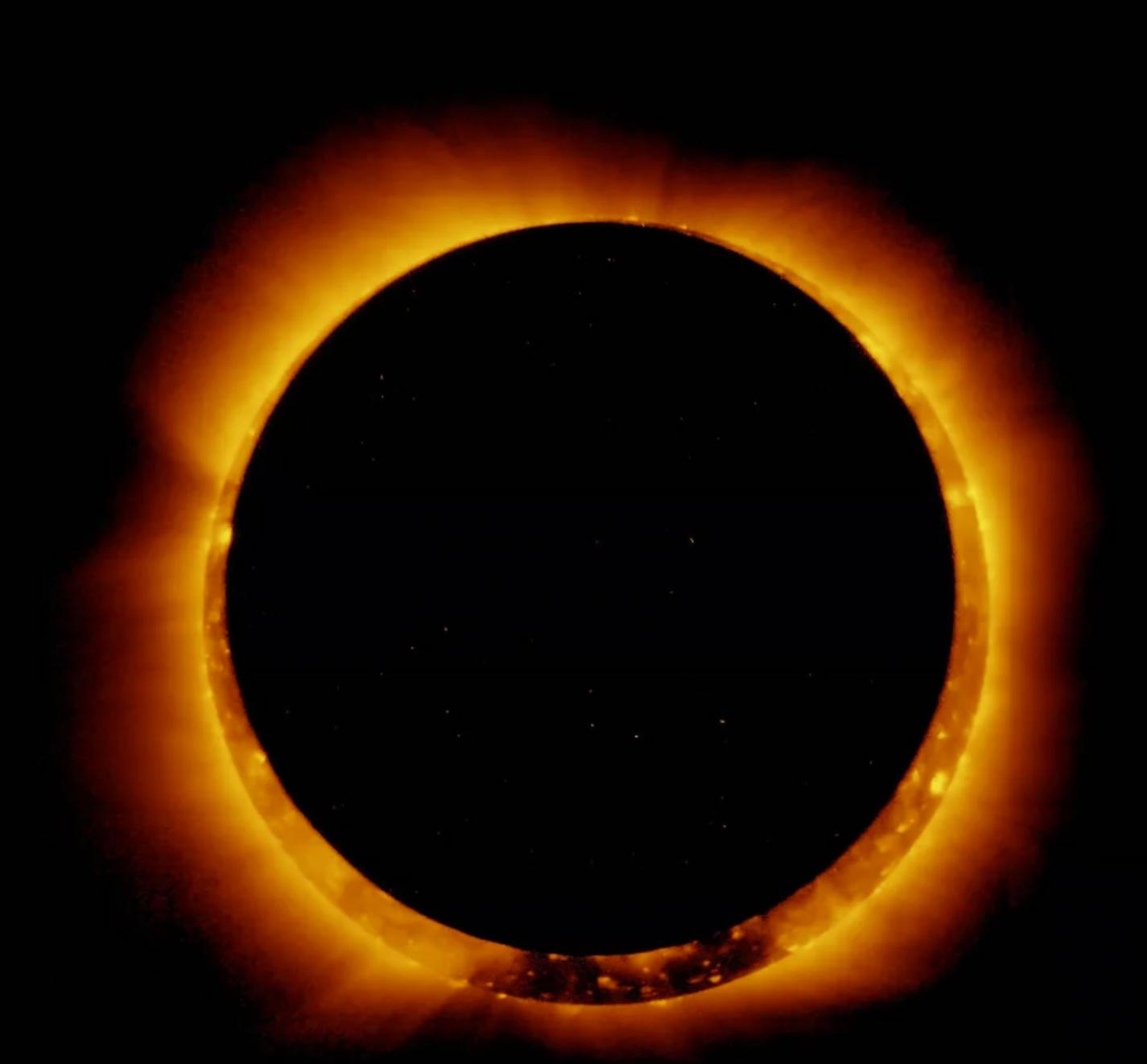 2021年6月10日日食将在天空中呈现一个火环 但仅有少数人能看到日环食