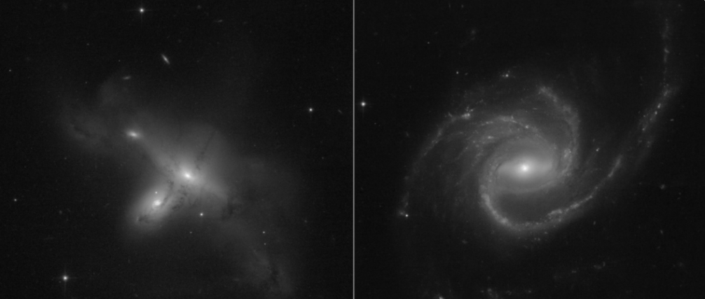 NASA发布奇特星系图像庆祝哈勃“重返科学舞台”