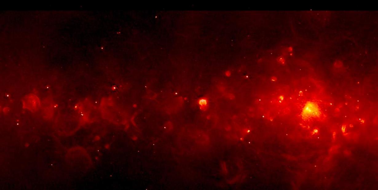 天文学家使用世界上最强大的两台射电望远镜在银河系检测到新的恒星形成区域