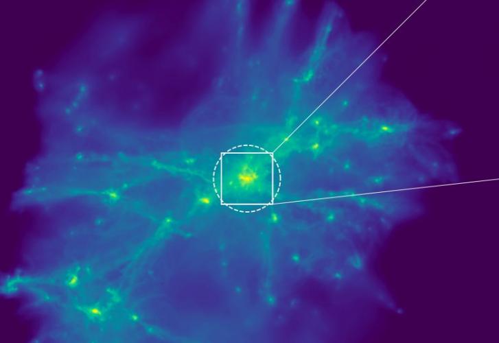 星系的旋臂负责收集气体以供给它们的中央超大质量黑洞