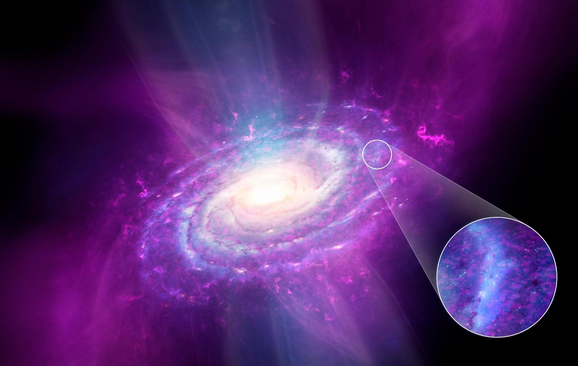 天文学家研究构成银河系的气体和金属组成